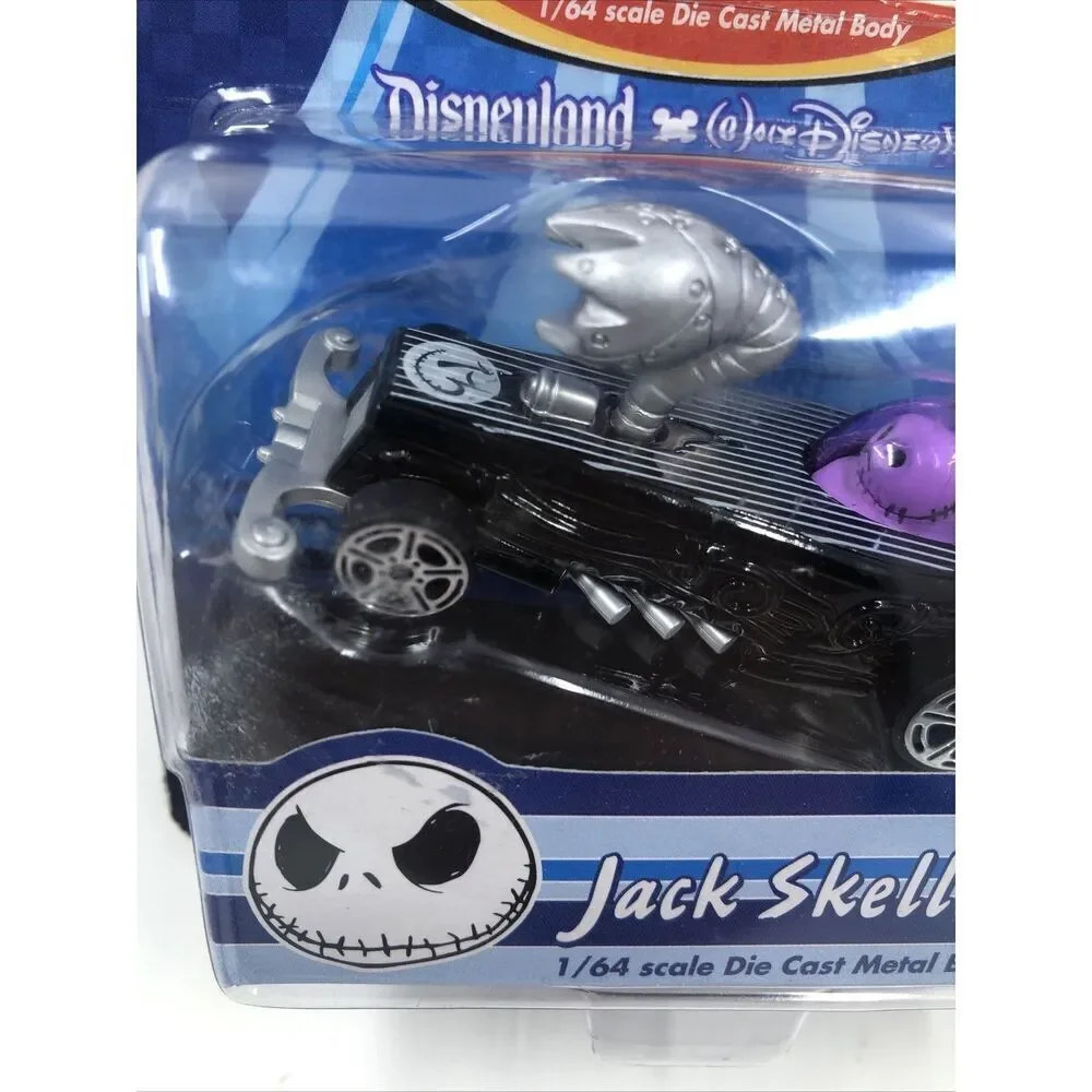 Disney Racers Jack Skellington 1/64 Scale Die Cast Metal Body Race Car. Sealed